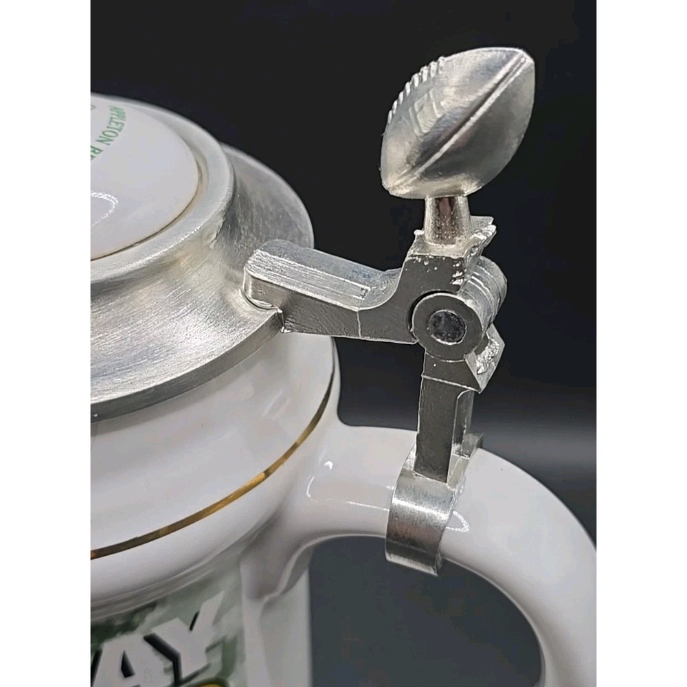GREEN BAY PACKERS SUPER BOWL XXXI STEIN 160/500 LTD EDITION ALDER BRAU 1996 - Picture 3 of 8
